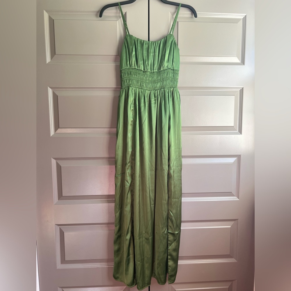 Abercrombie & Fitch Green Maxi Dress